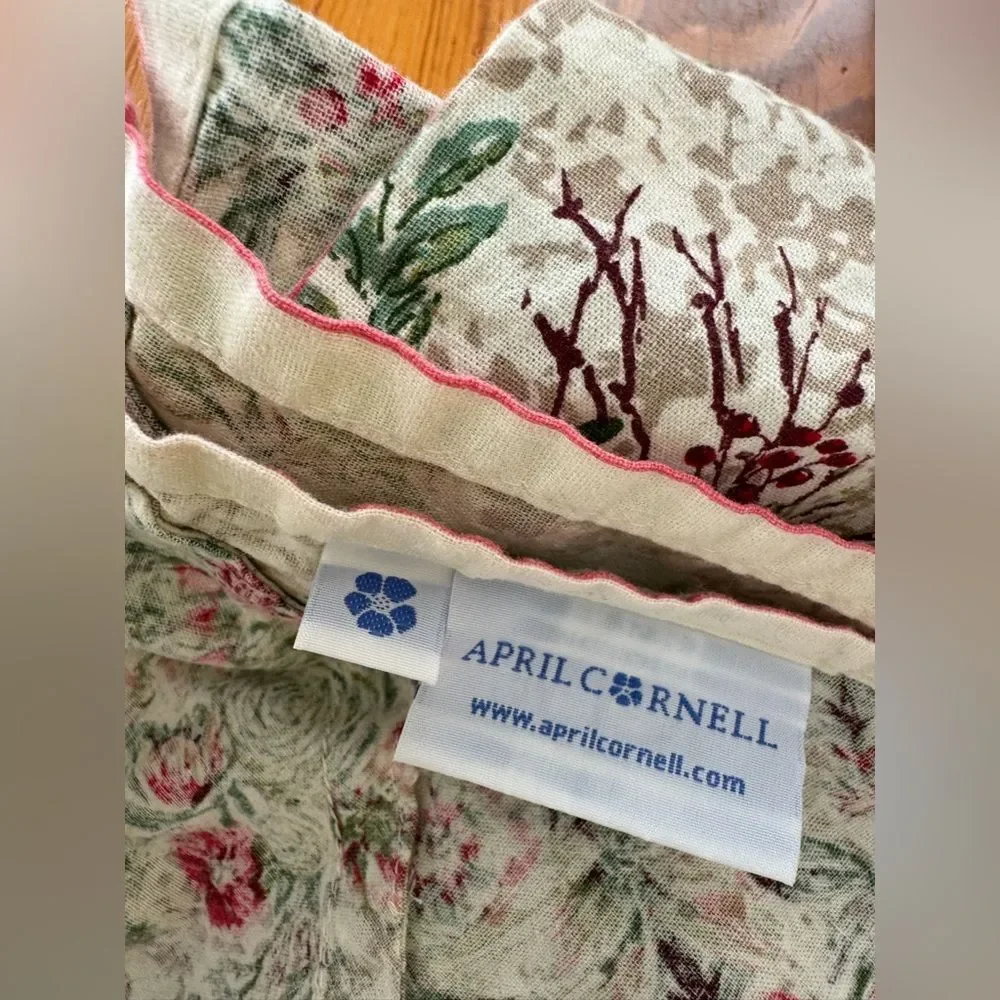 April Cornell Floral Tablecloth